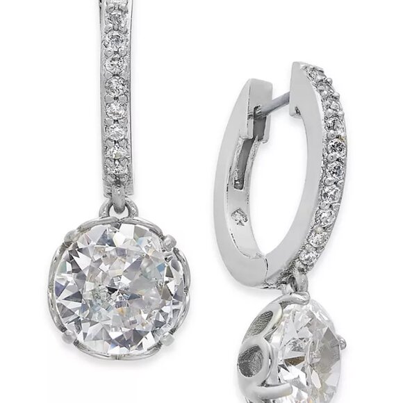 kate spade new york Crystal Huggie Hoop Earrings - Picture 6 of 9